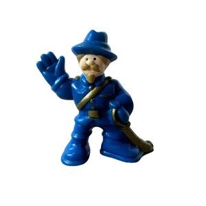 Lincoln Logs Blue Lt Will D Erness Union Soldier Figure Western Replacement Part